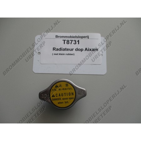 Radiateurdop Aixam (met klein en hoog rubber)
