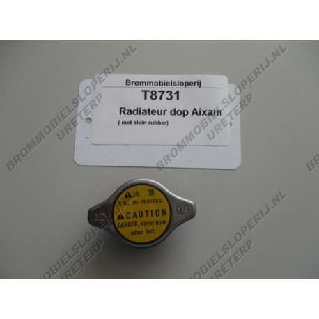 Radiateurdop Aixam (met klein en hoog rubber)