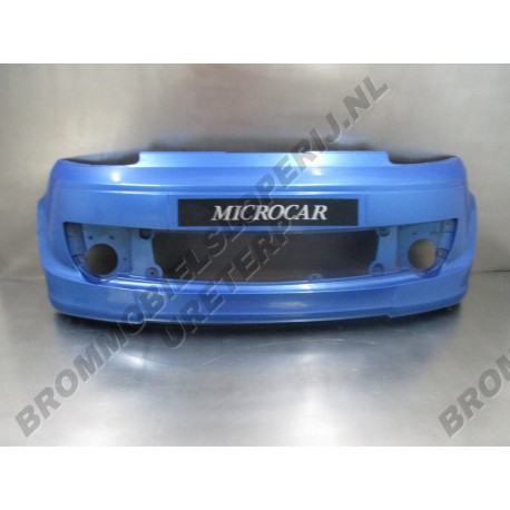 Voorbumper Blauw Microcar M.go (1) ( lichte herstelde schade)