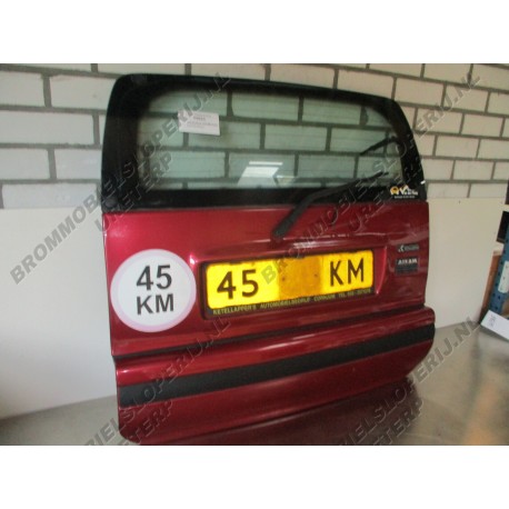 Achterklep; Achterdeur Aixam 500-4 Minivan ( rood)