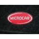 Mattenset Microcar M.GO9 Met Microcar logo)