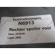 Rechter spoiler voorbumper Ligier JS60 Ultimate Sport