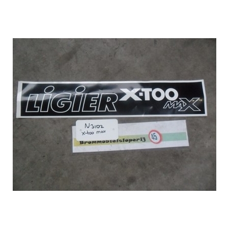 Sticker voorbumper Ligier X-too max niet meer leverbaar, zie N6742