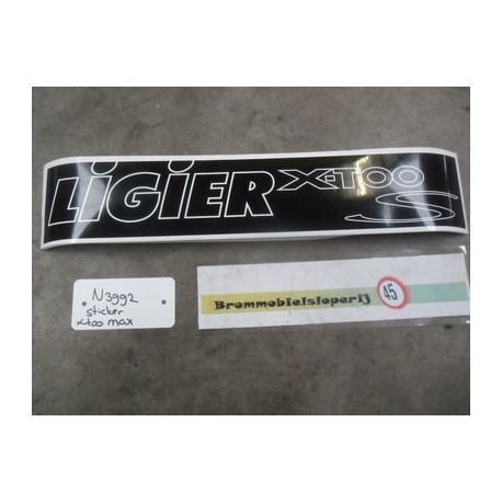 Sticker voorbumper Ligier X-Too S