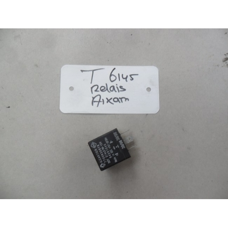 Alarm / Knipperlicht relais 4-polig (zwart) Aixam/Microcar/Chatenet