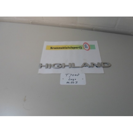 Logo Highland voorbumper Microcar M.Go 3 